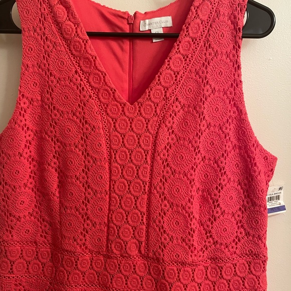 CHARTER CLUB FIT AND FLARE DRESS PETITE XL NEW WITH TAG - Picture 3 of 5